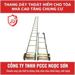 Thang dây thoát hiểm cho tòa nhà cao tầng chung cư