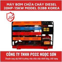 Máy Bơm Chữa Cháy DIESEL 20HP-15KW Model D2BB Korea