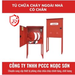 Tủ chữa cháy ngoài nhà có chân