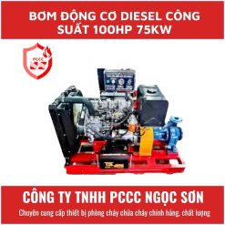 Bơm động cơ DIESEL công suất 100hp 75kw