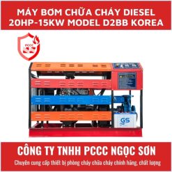 Máy Bơm Chữa Cháy DIESEL 20HP-15KW Model D2BB Korea
