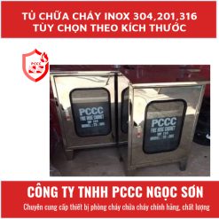 Tủ chữa cháy inox 304,201,316 tùy chọn theo kích thước