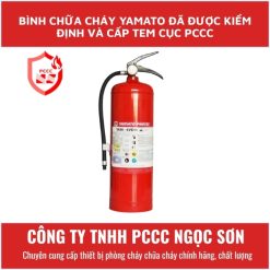 Bình chữa cháy Yamato đã được kiểm định và cấp tem cục PCCC