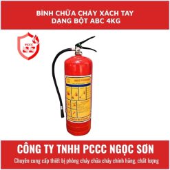 Bình chữa cháy xách tay dạng bột ABC 4kg