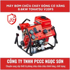 Máy bơm chữa cháy động cơ xăng 8.6kW Tohatsu V20FS