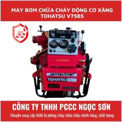 Máy bơm chữa cháy động cơ xăng  TOHATSU V75BS