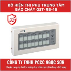 Bộ hiển thị phụ trung tâm báo cháy GST-RB-16