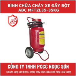 Bình Chữa Cháy Xe Đẩy Bột ABC MFTZL35-35kg
