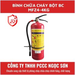 Bình Chữa Cháy Bột BC MFZ4-4kg
