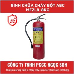 Bình Chữa Cháy Bột ABC MFZL8-8kg